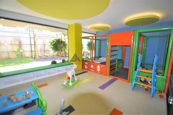 Новая квартира 1+1 в 350 метрах от пляжа Клеопатры в городе Аланья, 65 м2 - Ракурс 21