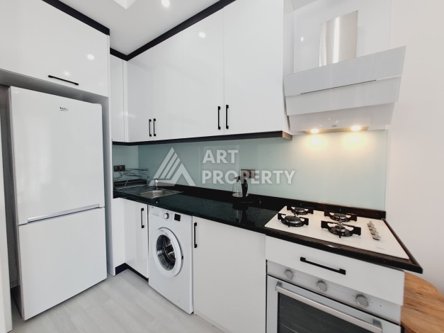 Квартира 1+1 в Алании, 50 м², 700 м до моря, подходит под ВНЖ - Ракурс 1