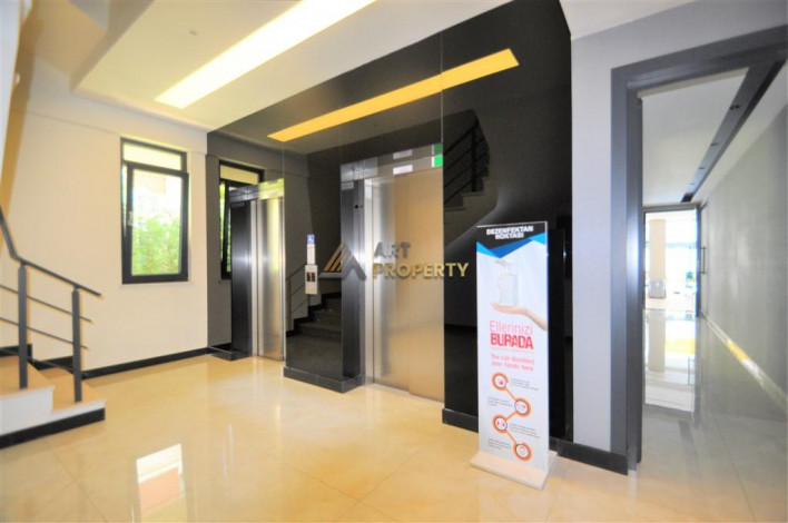 Новая квартира 1+1 в 350 метрах от пляжа Клеопатры в городе Аланья, 65 м2 - Ракурс 22