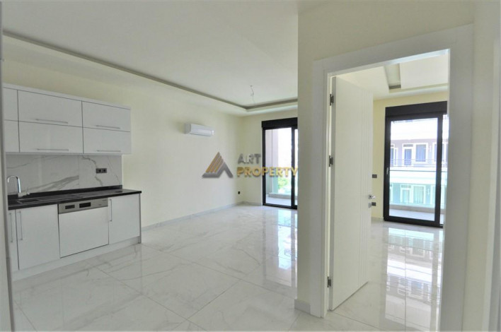 Новая квартира 1+1 в 350 метрах от пляжа Клеопатры в городе Аланья, 65 м2 - Ракурс 23