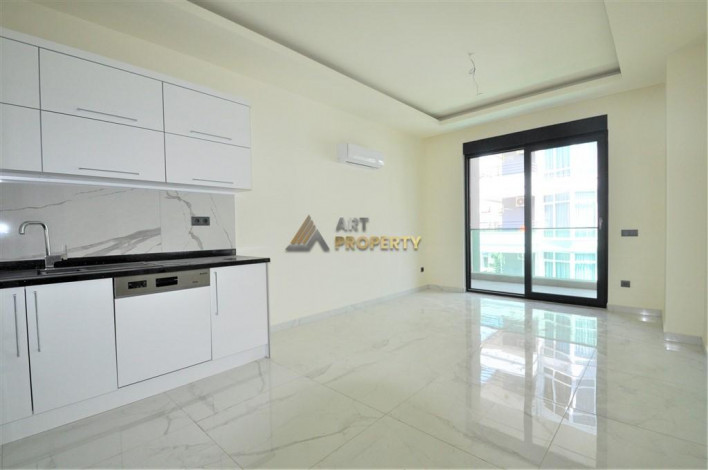 Новая квартира 1+1 в 350 метрах от пляжа Клеопатры в городе Аланья, 65 м2 - Ракурс 24