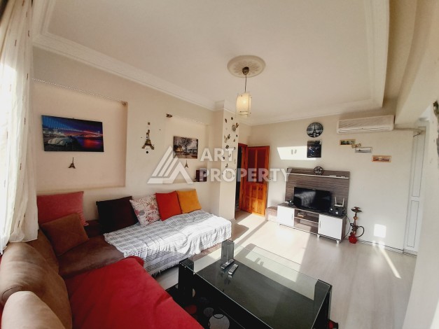 Недорогая квартира 2+1 в центре Алании, 100 м до моря, подходит под ВНЖ - Ракурс 0