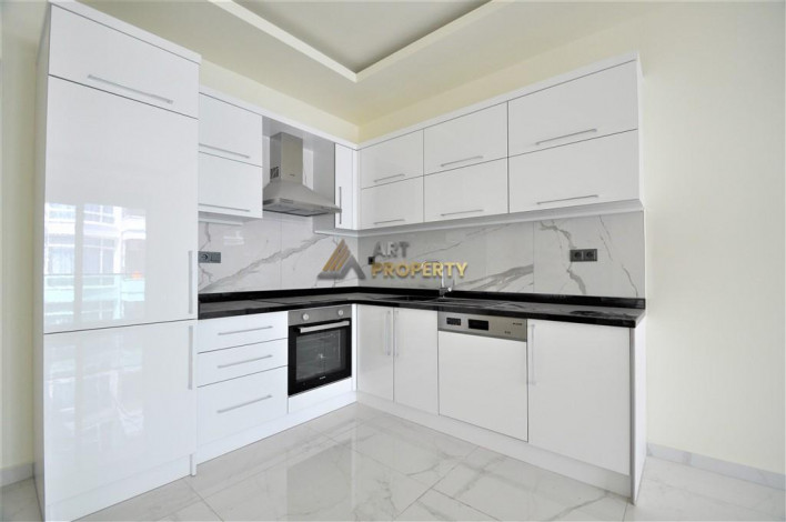 Новая квартира 1+1 в 350 метрах от пляжа Клеопатры в городе Аланья, 65 м2 - Ракурс 25