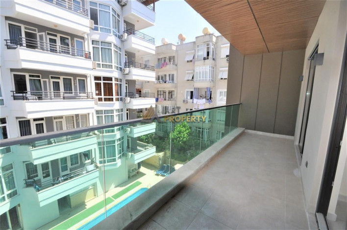 Новая квартира 1+1 в 350 метрах от пляжа Клеопатры в городе Аланья, 65 м2 - Ракурс 29