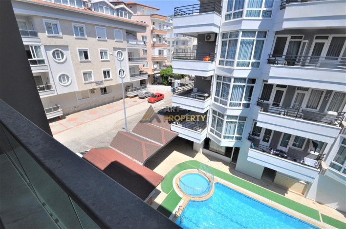 Новая квартира 1+1 в 350 метрах от пляжа Клеопатры в городе Аланья, 65 м2 - Ракурс 30