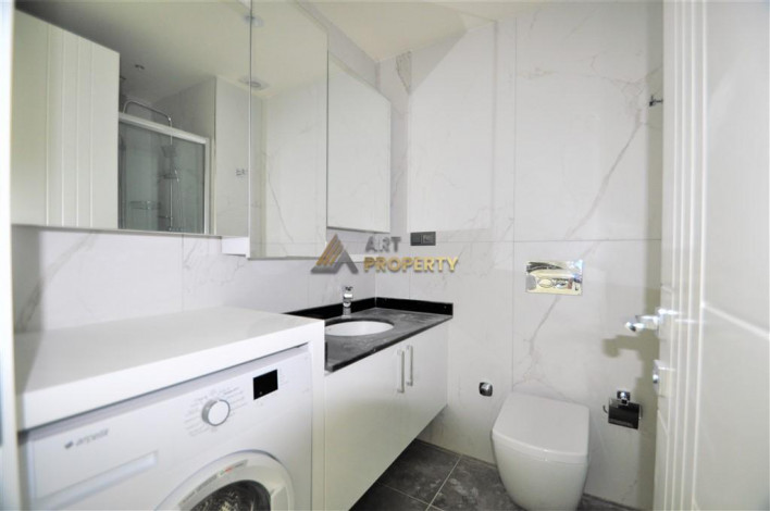 Новая квартира 1+1 в 350 метрах от пляжа Клеопатры в городе Аланья, 65 м2 - Ракурс 31