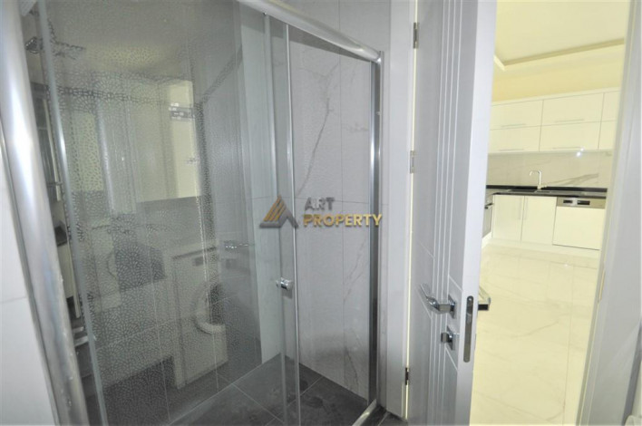 Новая квартира 1+1 в 350 метрах от пляжа Клеопатры в городе Аланья, 65 м2 - Ракурс 32