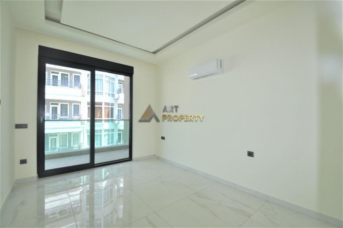 Новая квартира 1+1 в 350 метрах от пляжа Клеопатры в городе Аланья, 65 м2 - Ракурс 33