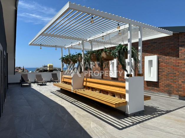 Квартира 1+1 в центре Алании, 250 м до пляжа Кейкубат, подходит под ВНЖ - Ракурс 11