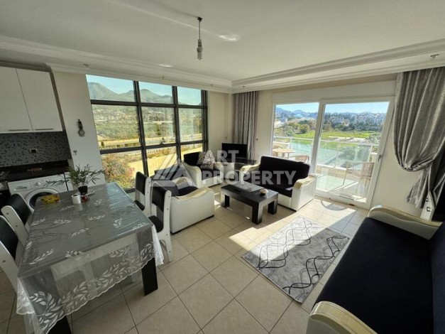 Квартира 1+1 с панорамными окнами в районе Оба, 75 м², подходит под ВНЖ - Ракурс 0