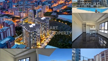 Квартира 1+1 с панорамным видом на горы в Махмутларе, 54 м², 600 м до моря - Ракурс 36