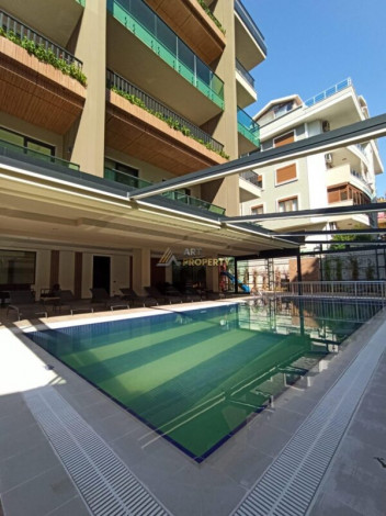 Двухуровневая квартира 2+1 в 350 метрах от пляжа Клеопатры в городе Аланья, 65 м2 - Ракурс 5