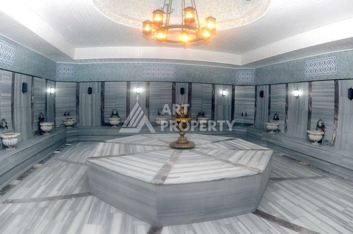 Квартира 2+1 с видом на море в популярном комплексе в Махмутларе, 110 м² - Ракурс 2