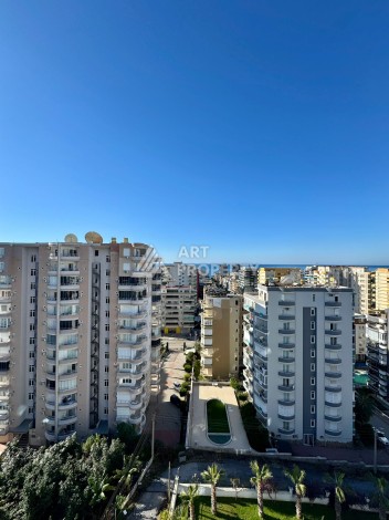 Квартира 2+1 с видом на море в популярном комплексе в Махмутларе, 110 м² - Ракурс 23