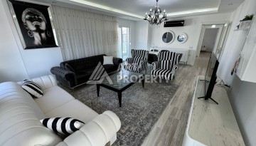 Просторная квартира 3+1 с видом на море в Махмутларе, 175 м², 700 м до моря - Ракурс 43