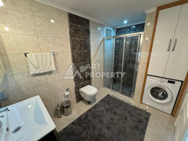 Просторная квартира 3+1 с видом на море в Махмутларе, 175 м², 700 м до моря - Ракурс 45