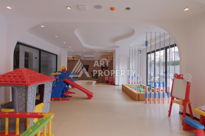 Апартаменты 2+1 в элитном комплексе в районе Клеопатры, 850 м до моря - Ракурс 4