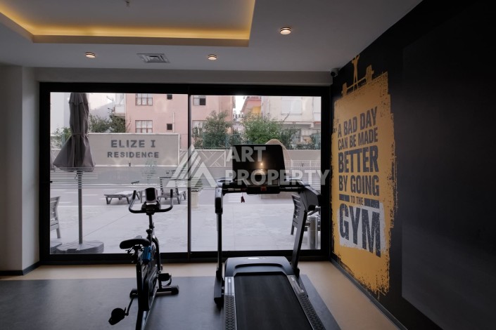 Апартаменты 2+1 в элитном комплексе в районе Клеопатры, 850 м до моря - Ракурс 8