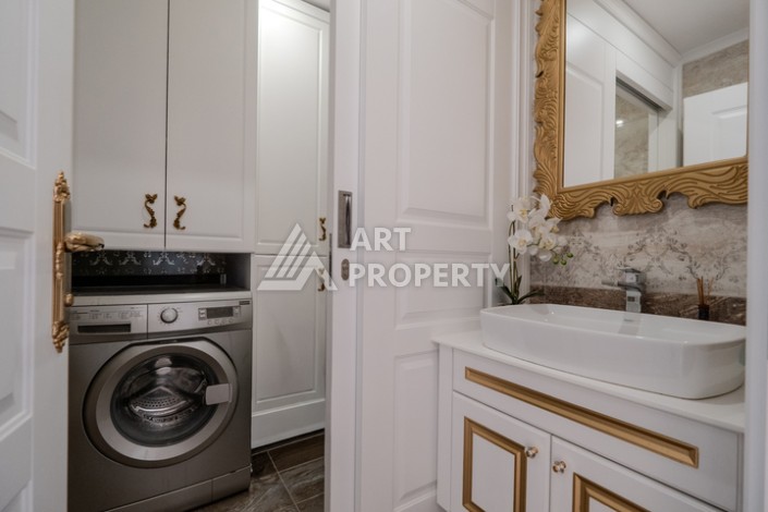 Элитный пентхаус 3+1 с панорамным видом на море и город в районе пляжа Клеопатры - Ракурс 14