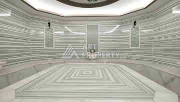 Элитный пентхаус 3+1 с панорамным видом на море и город в районе пляжа Клеопатры - Ракурс 16