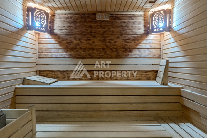 Элитный пентхаус 3+1 с панорамным видом на море и город в районе пляжа Клеопатры - Ракурс 22