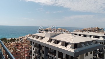 Срочная продажа. Пентхаус 3+1 с видом на море и горы в Махмутларе, 100 м до пляжа - Ракурс 10