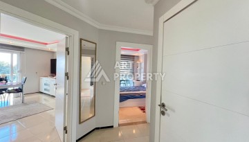 Меблированная квартира 2+1 с видом на море в Кестеле, 100 кв.м. - Ракурс 9