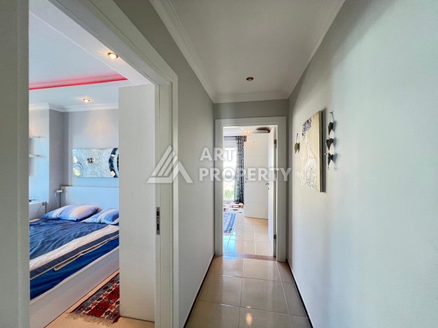 Меблированная квартира 2+1 с видом на море в Кестеле, 100 кв.м. - Ракурс 13