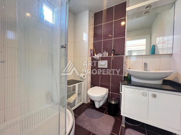 Меблированная квартира 2+1 с видом на море в Кестеле, 100 кв.м. - Ракурс 19