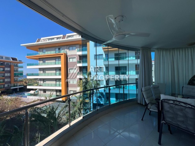 Меблированная квартира 2+1 с видом на море в Кестеле, 100 кв.м. - Ракурс 24