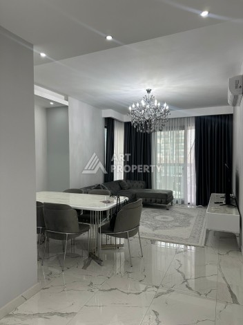 Эксклюзивный пентхаус 3+1 с потолками 3,5  м и панорамным видом на море и горы в Махмутларе - Ракурс 5