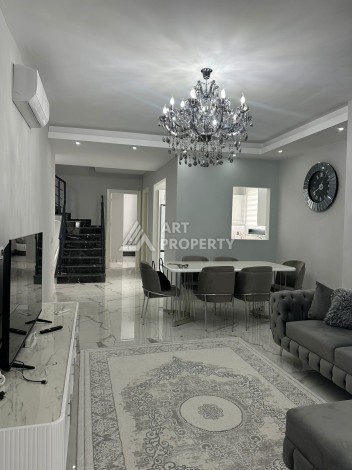 Эксклюзивный пентхаус 3+1 с потолками 3,5  м и панорамным видом на море и горы в Махмутларе - Ракурс 16