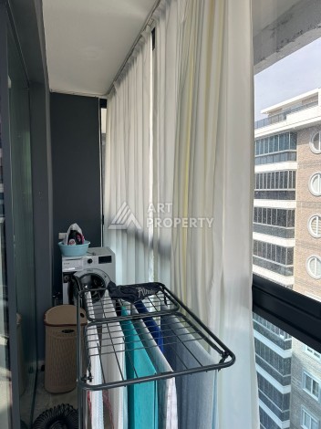 Эксклюзивный пентхаус 3+1 с потолками 3,5  м и панорамным видом на море и горы в Махмутларе - Ракурс 30