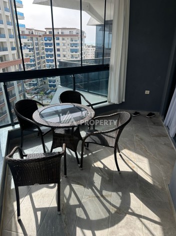 Эксклюзивный пентхаус 3+1 с потолками 3,5  м и панорамным видом на море и горы в Махмутларе - Ракурс 38