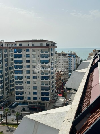 Эксклюзивный пентхаус 3+1 с потолками 3,5  м и панорамным видом на море и горы в Махмутларе - Ракурс 40