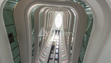 Просторная квартира 1+1 с видом на море и горы в Махмутларе, 75 м² - Ракурс 38