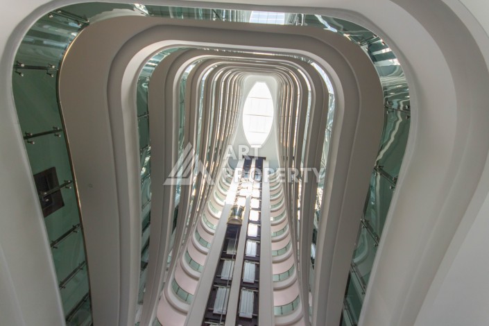 Просторная квартира 1+1 с видом на море и горы в Махмутларе, 75 м² - Ракурс 37