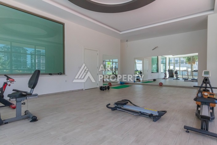 Просторная квартира 1+1 с видом на море и горы в Махмутларе, 75 м² - Ракурс 40