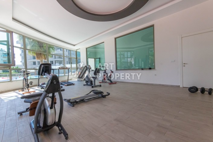 Просторная квартира 1+1 с видом на море и горы в Махмутларе, 75 м² - Ракурс 48