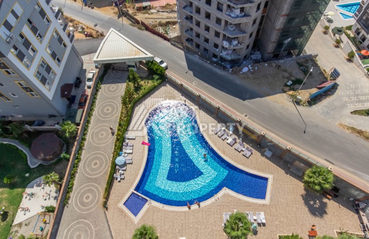 Просторная квартира 1+1 с видом на море и горы в Махмутларе, 75 м² - Ракурс 50