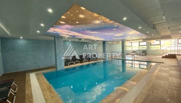 Большая квартира 1+1 с видом на море, 80 кв.м. Махмутлар, Алания - Ракурс 4