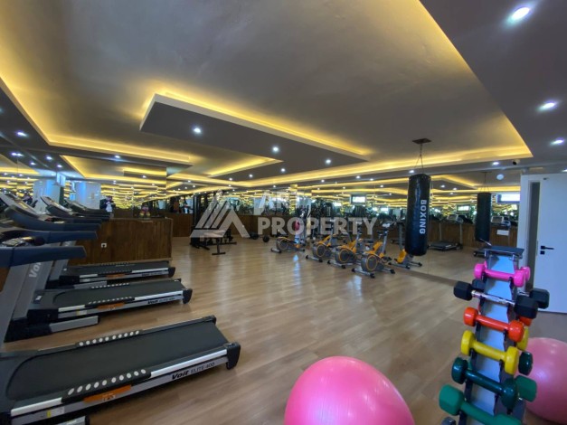 Большая квартира 1+1 с видом на море, 80 кв.м. Махмутлар, Алания - Ракурс 5