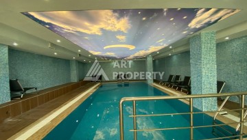 Большая квартира 1+1 с видом на море, 80 кв.м. Махмутлар, Алания - Ракурс 10