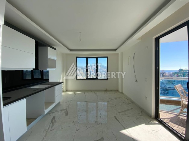 Большая квартира 1+1 с видом на море, 80 кв.м. Махмутлар, Алания - Ракурс 16