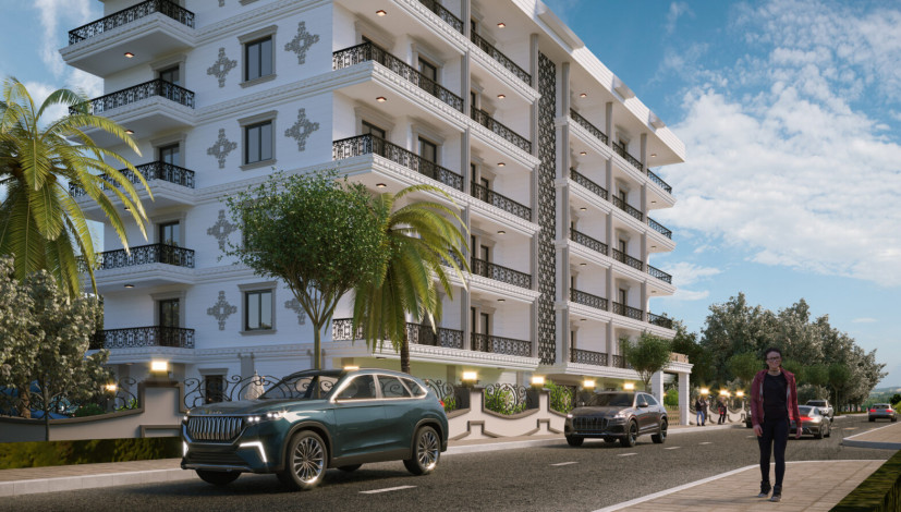 Новый строящийся комплекс с собственной инфраструктурой в элитном районе Каргыджак, 48 – 58 м2 - Ракурс 4