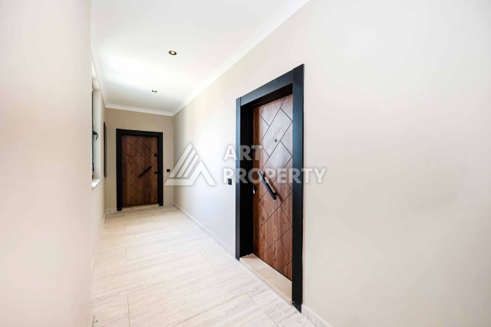 Квартира 1+1 с панорамным видом на море и горы, 53 кв.м. Кестель, Алания - Ракурс 13