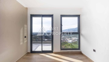 Квартира 1+1 с панорамным видом на море и горы, 53 кв.м. Кестель, Алания - Ракурс 20