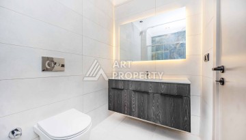 Квартира 1+1 с панорамным видом на море и горы, 53 кв.м. Кестель, Алания - Ракурс 22