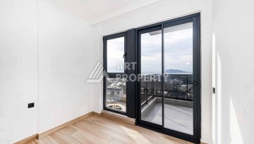 Квартира 1+1 с панорамным видом на море и горы, 53 кв.м. Кестель, Алания - Ракурс 26