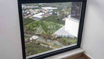 Квартира 1+1 с панорамным видом на море и горы, 53 кв.м. Кестель, Алания - Ракурс 31